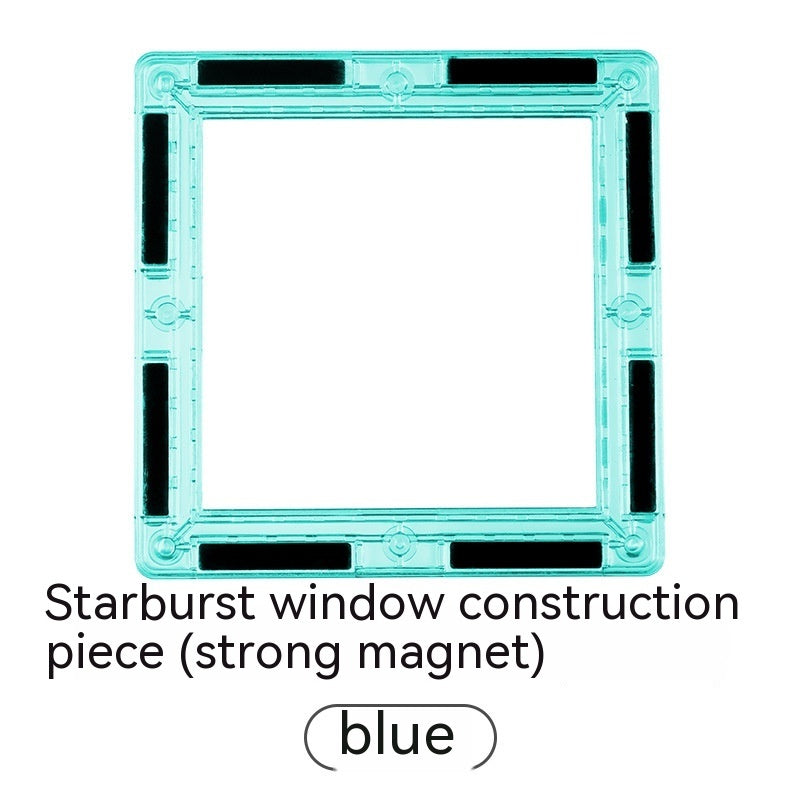 Color Window Asterism Magnetic Building Blocks Assembly 55