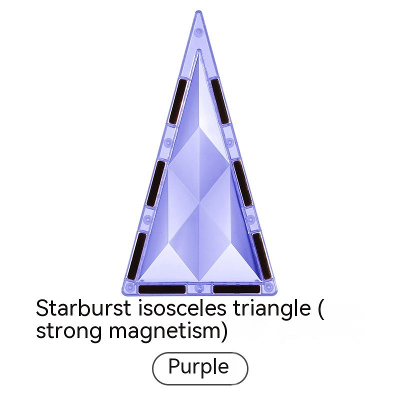 Color Window Asterism Magnetic Building Blocks Assembly 28