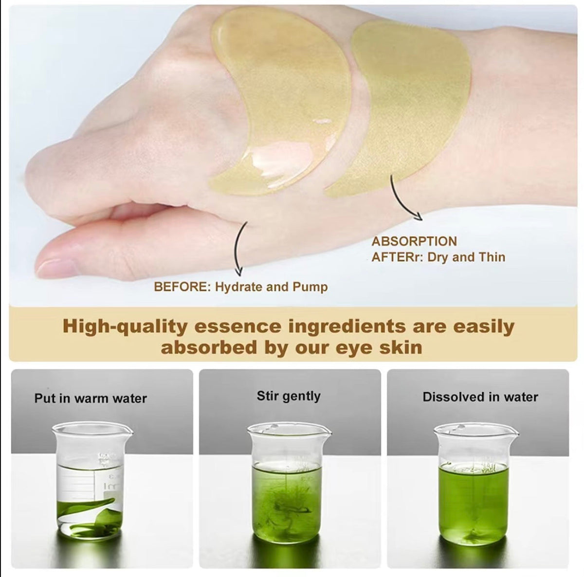 AvocaGlow Eye Mask Pads 6