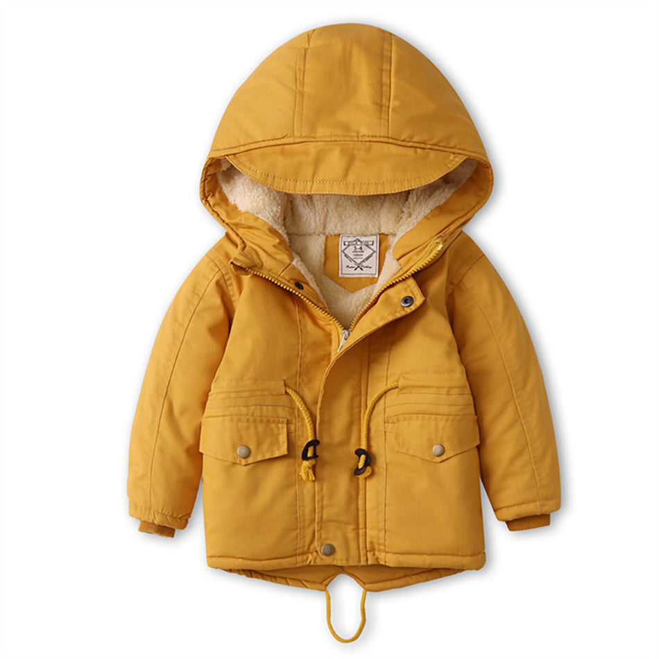 LM 6035 Europe And American Wind Boy's Coat And Cashmere Boy's Windcoat For Autumn And Winter Children's Clothes 6