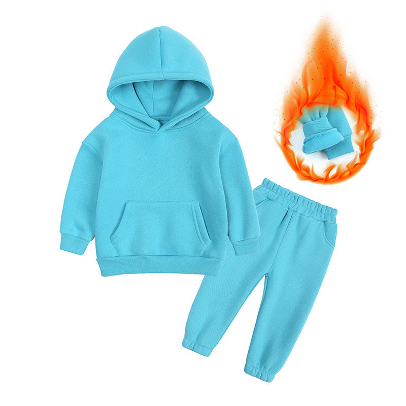 Children's New Winter Fleece Sweater Set 7