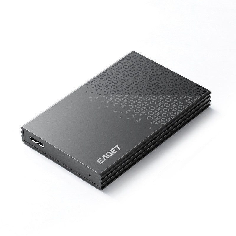 Portable Hard Drive Backup Storage High-speed Shock-resistant Black 4