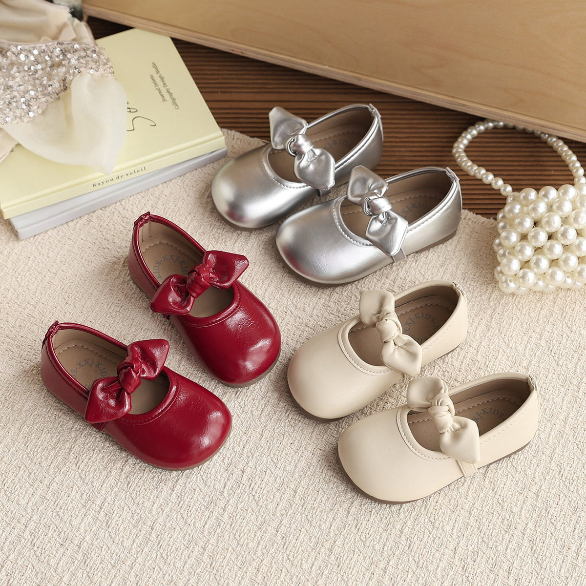 Cute Bow-knot Princess Shoes Soft-soled Performance Shoes 1