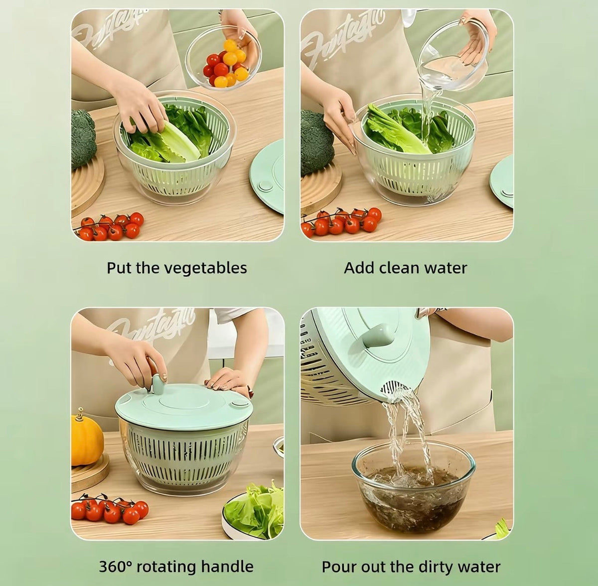 FreshSpin Kitchen Prep Set 4
