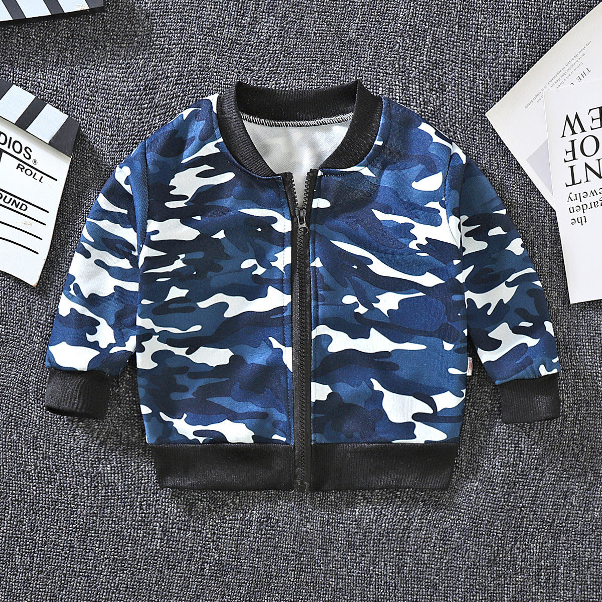 Boys And Girls Jackets Korean Baseball Uniforms Children's Babies Casual Western Style 5