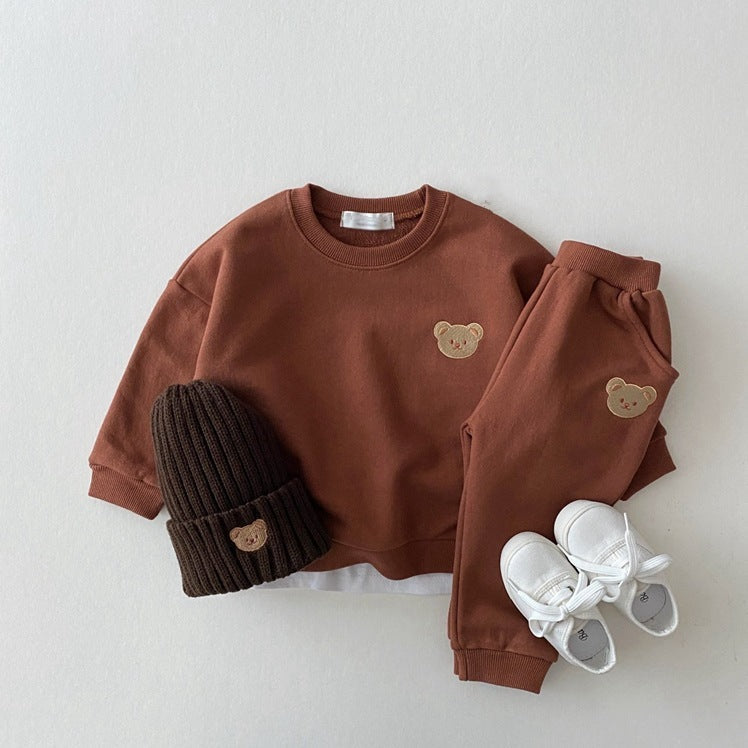 Baby Cartoon Embroidery Bear Head For Men And Women 7