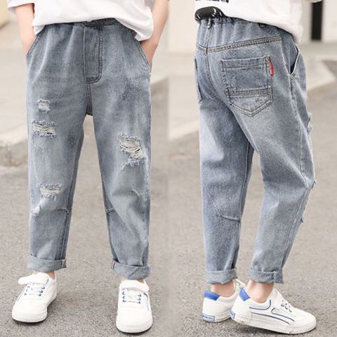 Boys' Denim Trousers Trousers Children's Clothing 16