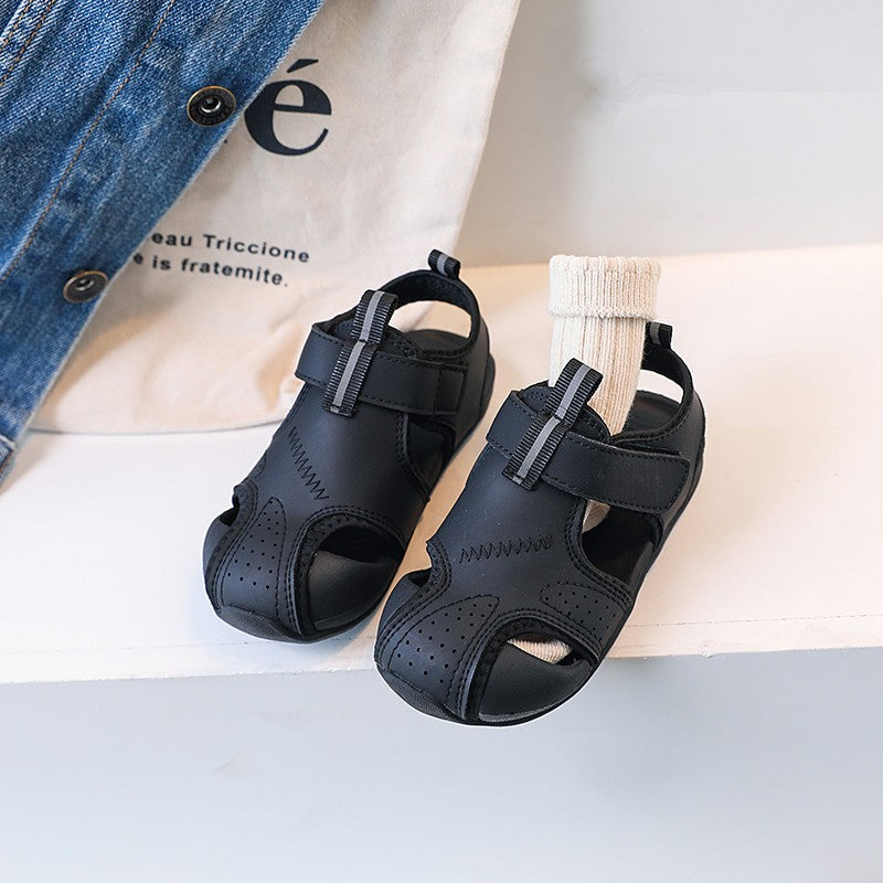 Children's Baotou Sandals Lightweight Soft Bottom Beach Shoes For Girls' Leisure Sports Baby Shoes 4