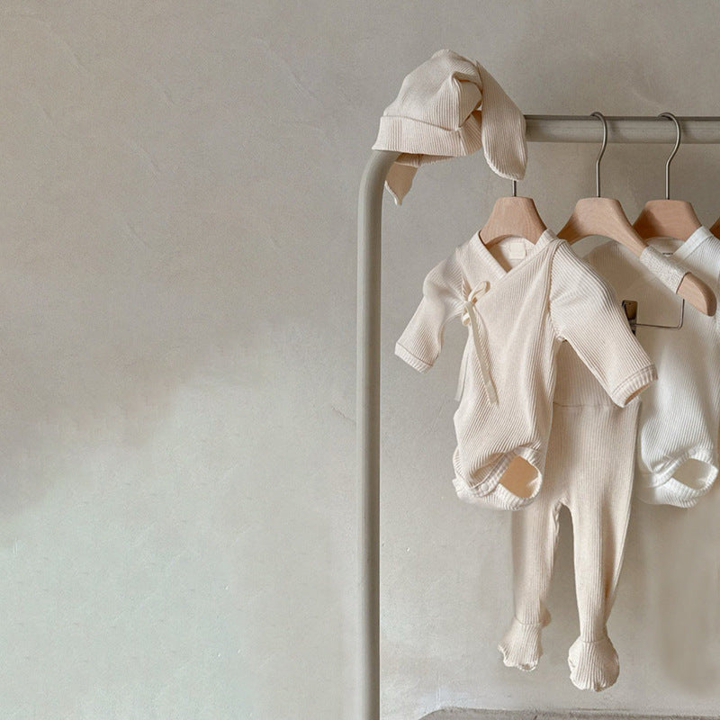 Newborn Clothes Romper Rabbit Ear Hat Set 7