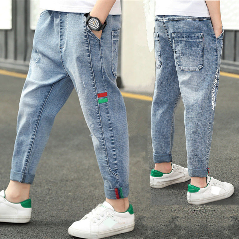 CUHK Kids' Fashion Straight Casual Pants 10