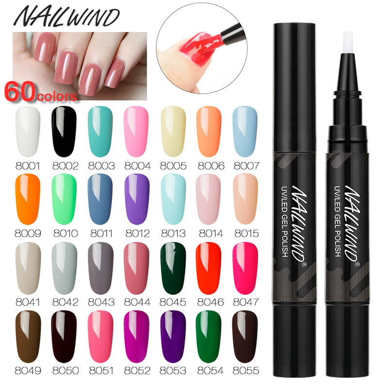 Art Manicure Venalisa 60 Colors Soak Off Enamel Convenience Clean Nail Glue Pen 1