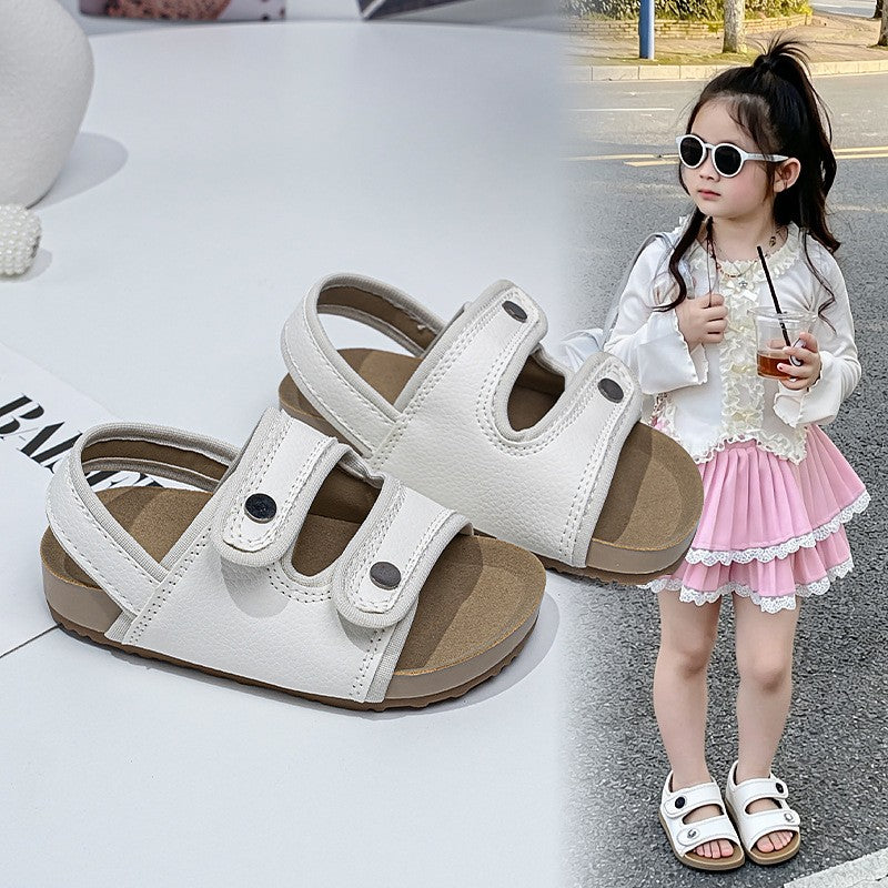 2026 Summer New Korean Style Kids Beach Sandals, Fashion Minimalist Comfortable Sandals For Boys And Girls 4