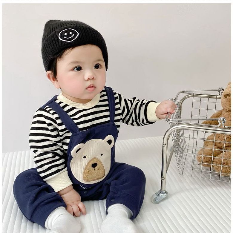 Baby Spring And Autumn Onesie Newborn Long-sleeve Romper 8