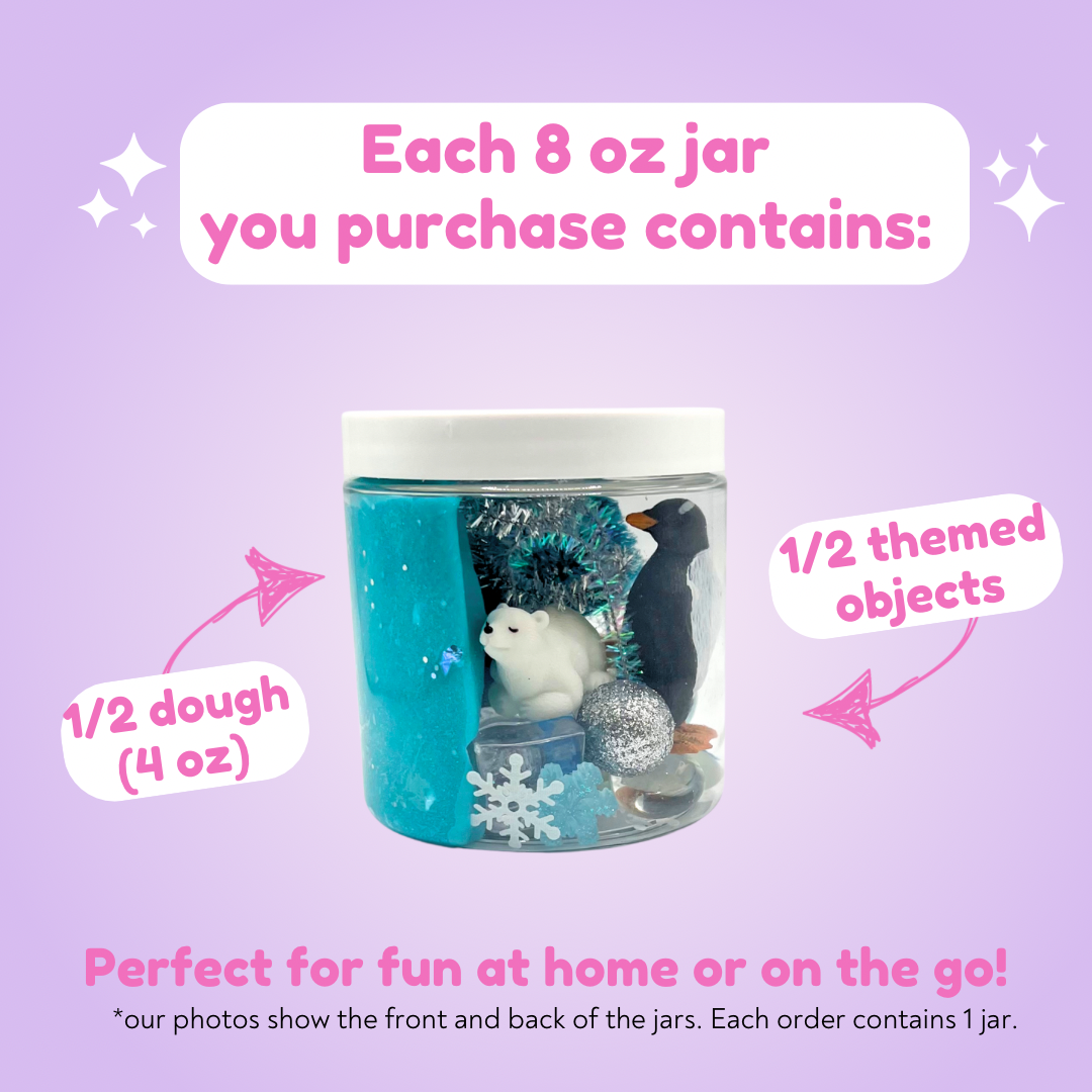 Arctic Winter Play Dough Jar 5