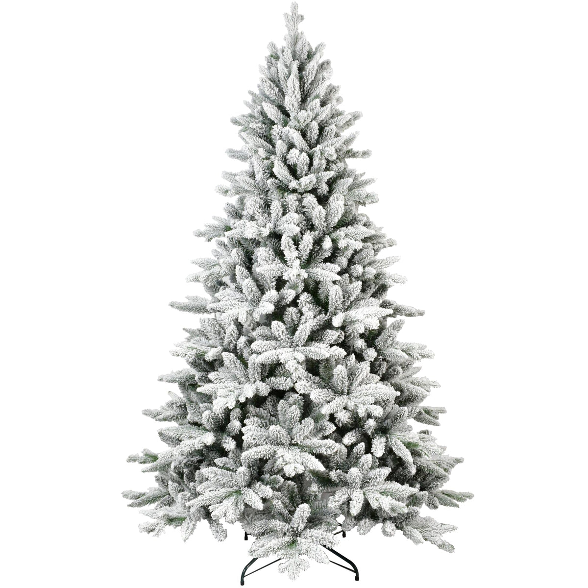7FT PE&PVC Flocked Christmas tree 7