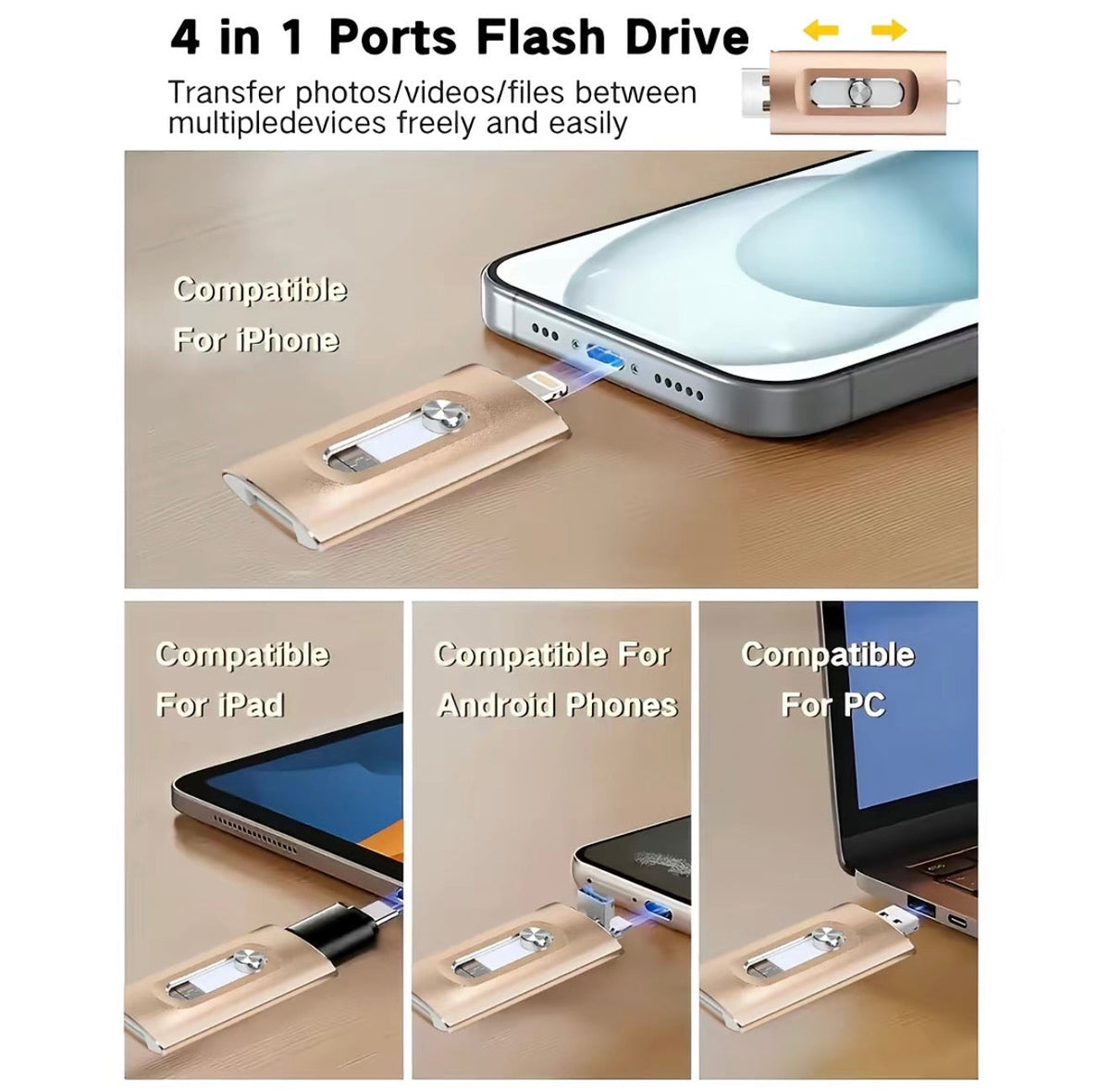 FlexiDrive 4-in-1 Flash Drive 5