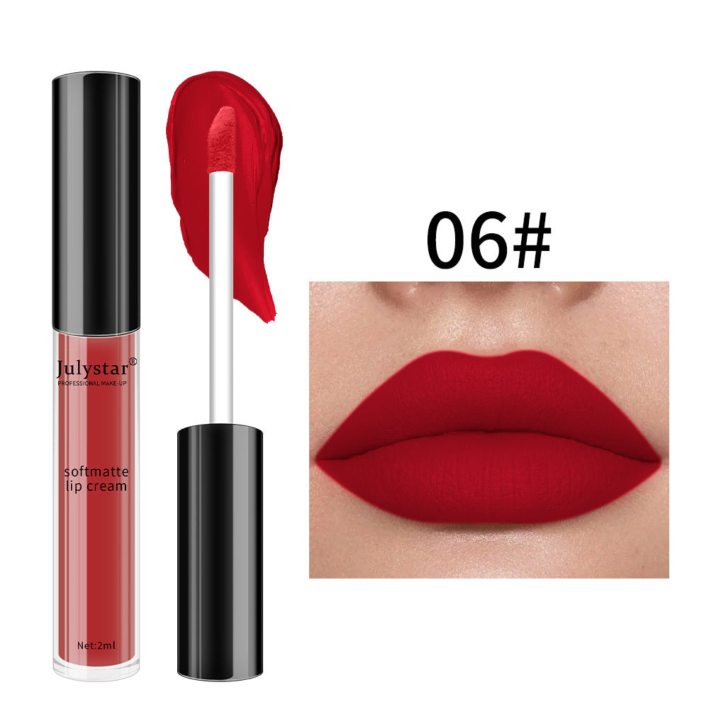 Christmas Makeup Powder Mist Matte Candy Lip Glaze Matte Long Lasting Moisturizing Liquid Lipstick 4