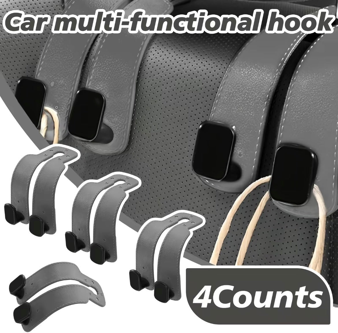GripRide Car Hooks 10