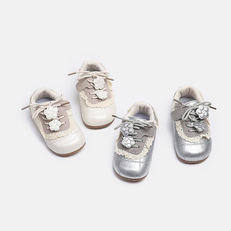 Girl Princess Sports Shoes, Genuine Leather, Cute Casual Shoes For Baby Girls To Learn How To Walk 5