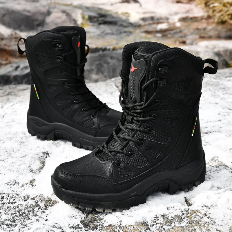 Hi-top Hiking Shoes Men's Breathable Sneaker Platform 2