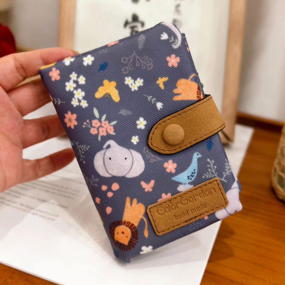 Multifunctional Tri-fold Fashion Multi-card-slot Printed Wallet 10