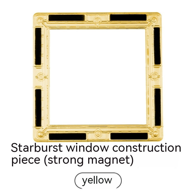 Color Window Asterism Magnetic Building Blocks Assembly 52