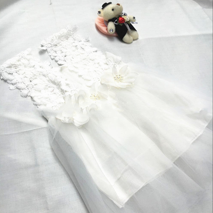 Spring And Summer Children's Sling Lace Little Girl Dress 4