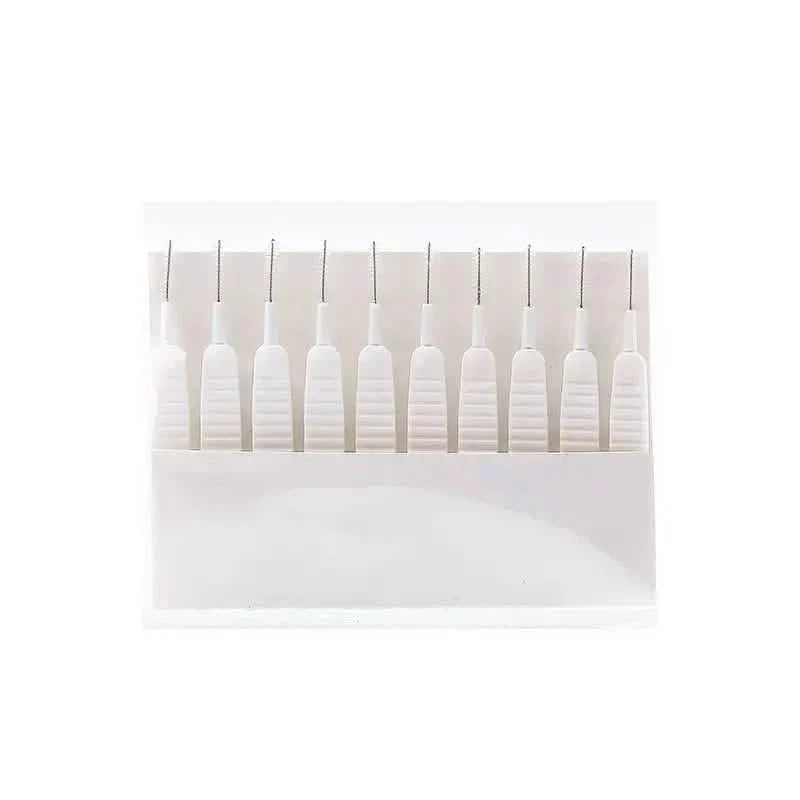 10-Pieces Set: Easy-Clean Shower Nozzle Brushes - Hassle-Free Showerhead Crevices Cleaner 6