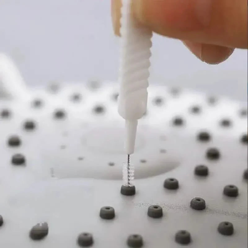 10-Pieces Set: Easy-Clean Shower Nozzle Brushes - Hassle-Free Showerhead Crevices Cleaner 2