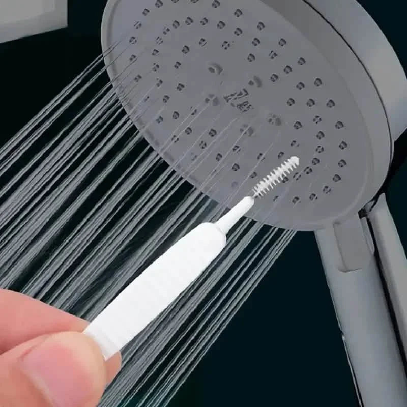 10-Pieces Set: Easy-Clean Shower Nozzle Brushes - Hassle-Free Showerhead Crevices Cleaner 3