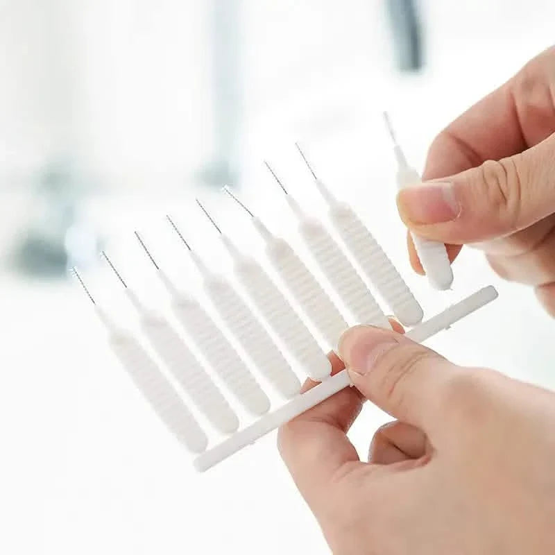 10-Pieces Set: Easy-Clean Shower Nozzle Brushes - Hassle-Free Showerhead Crevices Cleaner 4