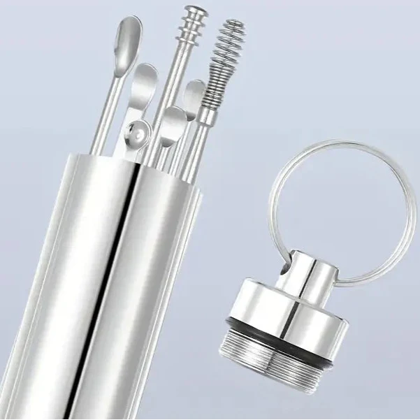 10-Pieces: Stainless Steel Ear Wax Removal Tool Set 8