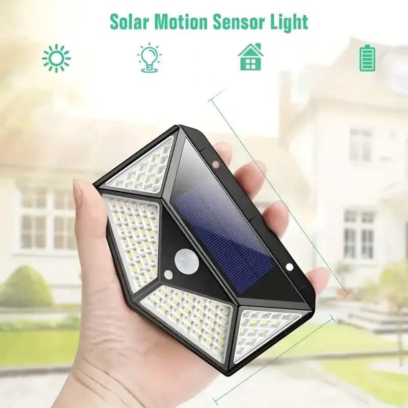 100-LED Solar Rechargeable Outdoor Light 4