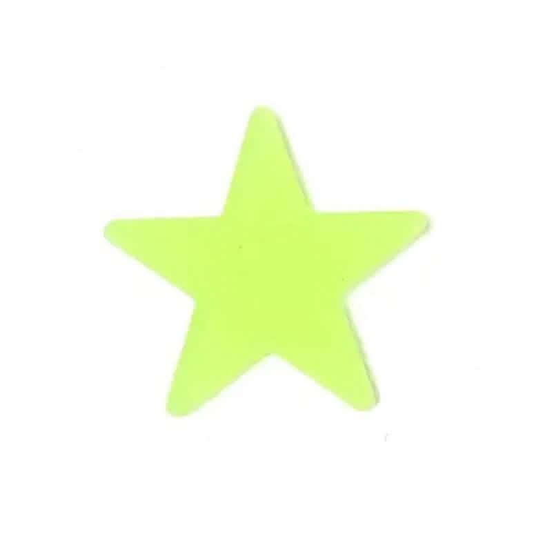 100-Pieces: Luminous Glow in the Dark Star Wall Stickers 2