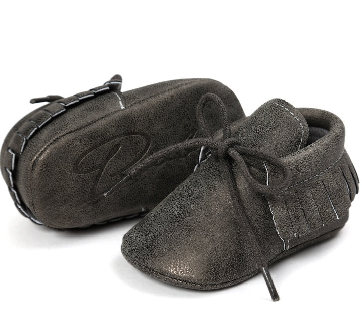 Small seven baby shoes leather soft baby shoes soft socks spring new 4