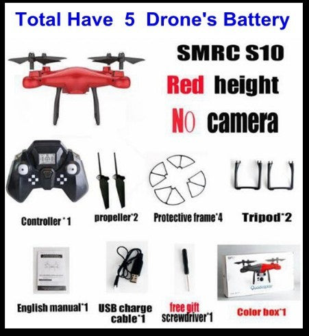 Sales Promotion WiFi 2MP Camera With S10 SMRC FPV Quadcopter Drone Helicopter UAV Micro Remote Control Toy RACER KIT Aircraft 6