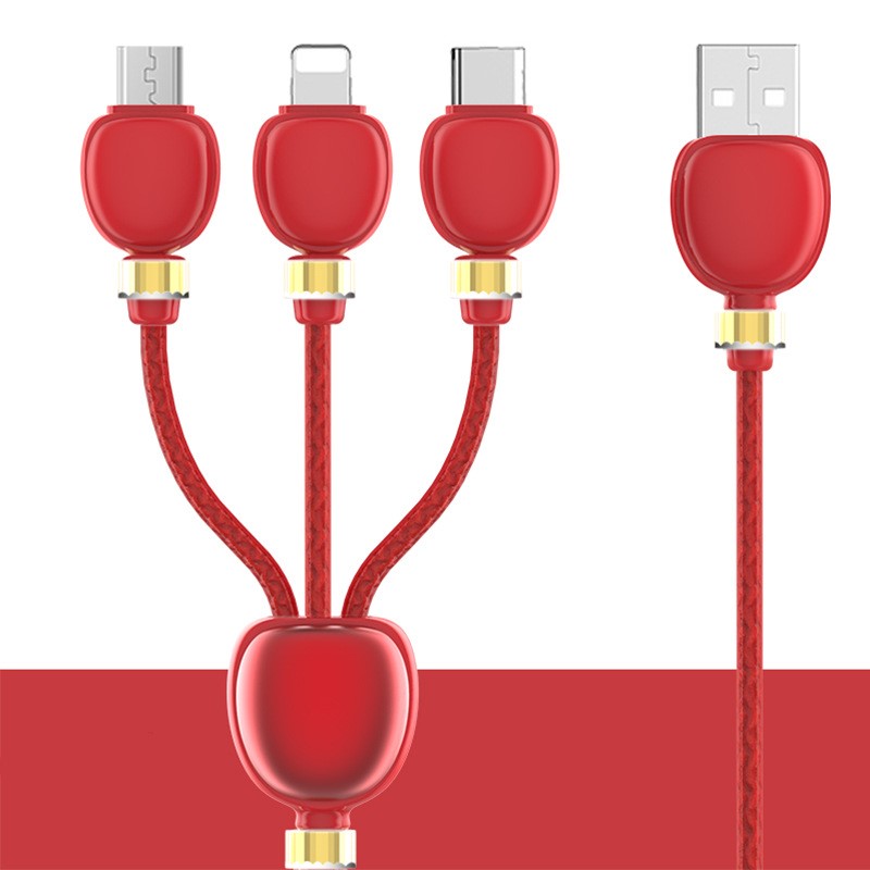 Creative lantern one with three data cables 4