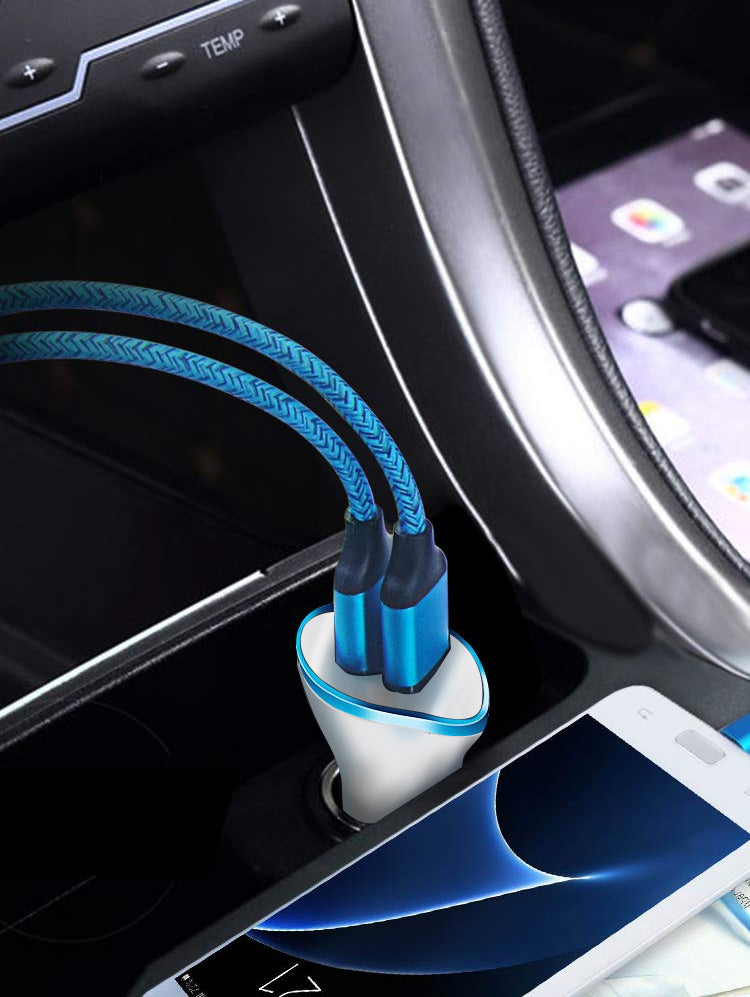 Car charger with dual USB 4
