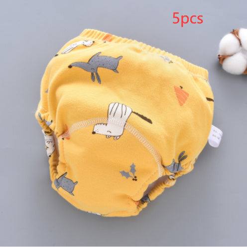 Baby Training Pants Washable 6-layer Gauze Diaper Cover 24