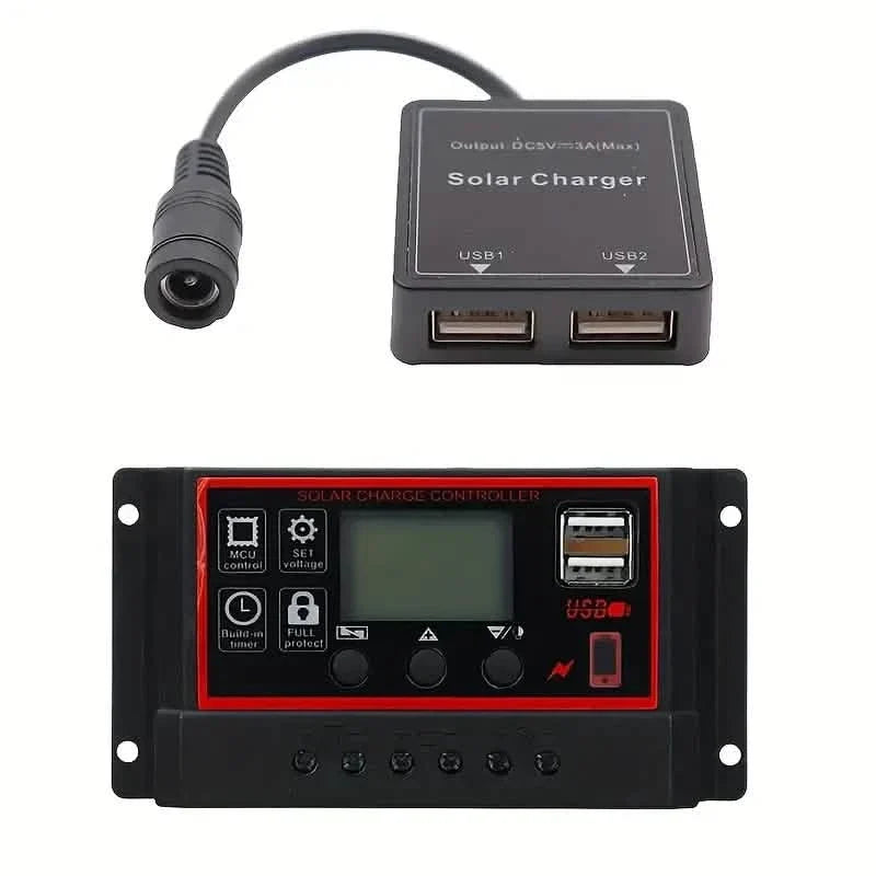 10W Solar Panel 18V Solar Cell 60A&100A Controller Solar Panels 5