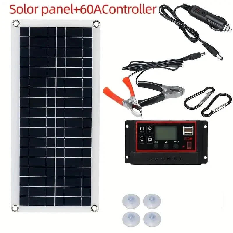 10W Solar Panel 18V Solar Cell 60A&100A Controller Solar Panels 3