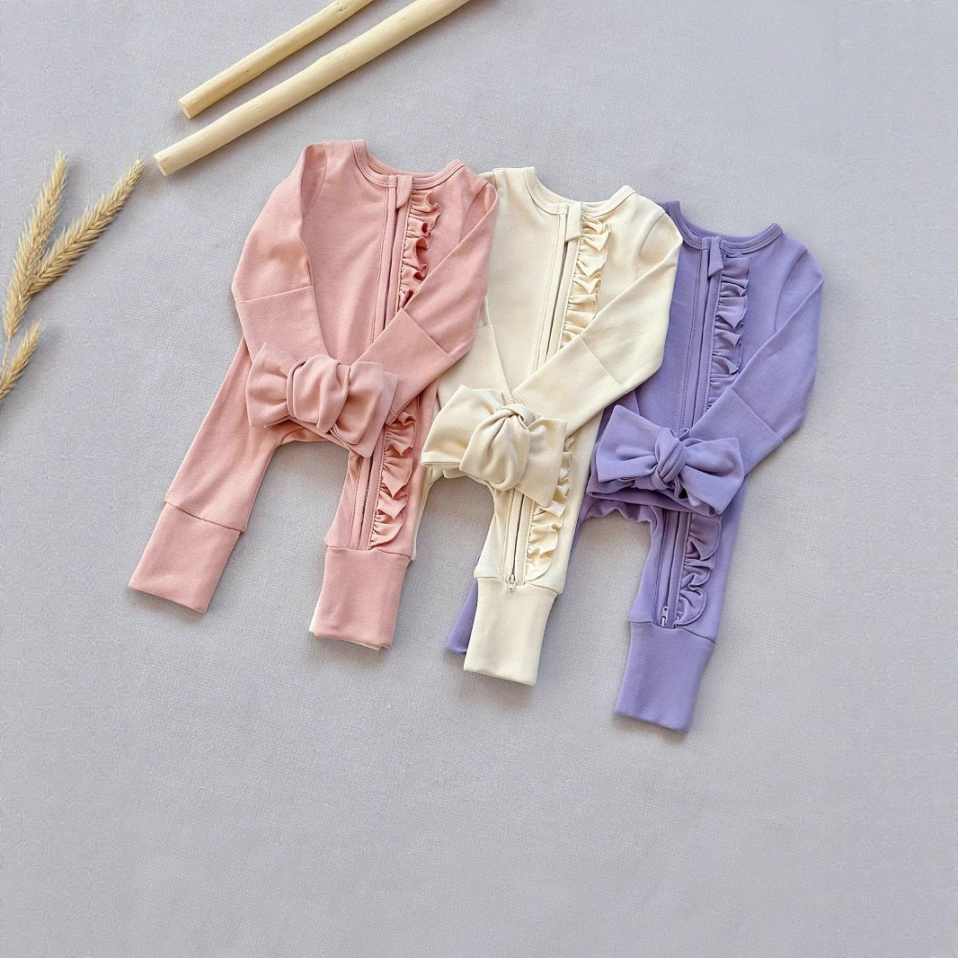 Girls' Jumpsuit Romper Baby Girls' Home Pajamas 1