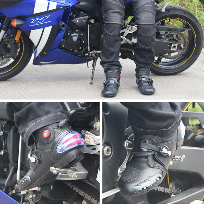 Road motorcycle riding shoes ankle boots 2