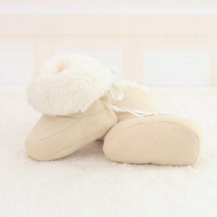 New style Baby Shoes Infant Soft Soled Footwear for Newborns Winter Toddler Keep Warm Print First Walkers Shoes for babies kids 8