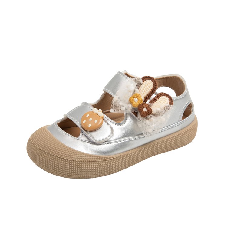 Girl Baby Cute Pendant Sandals Summer New Children's Princess Shoes Baotou Little Girl Soft Soled Shoes 10