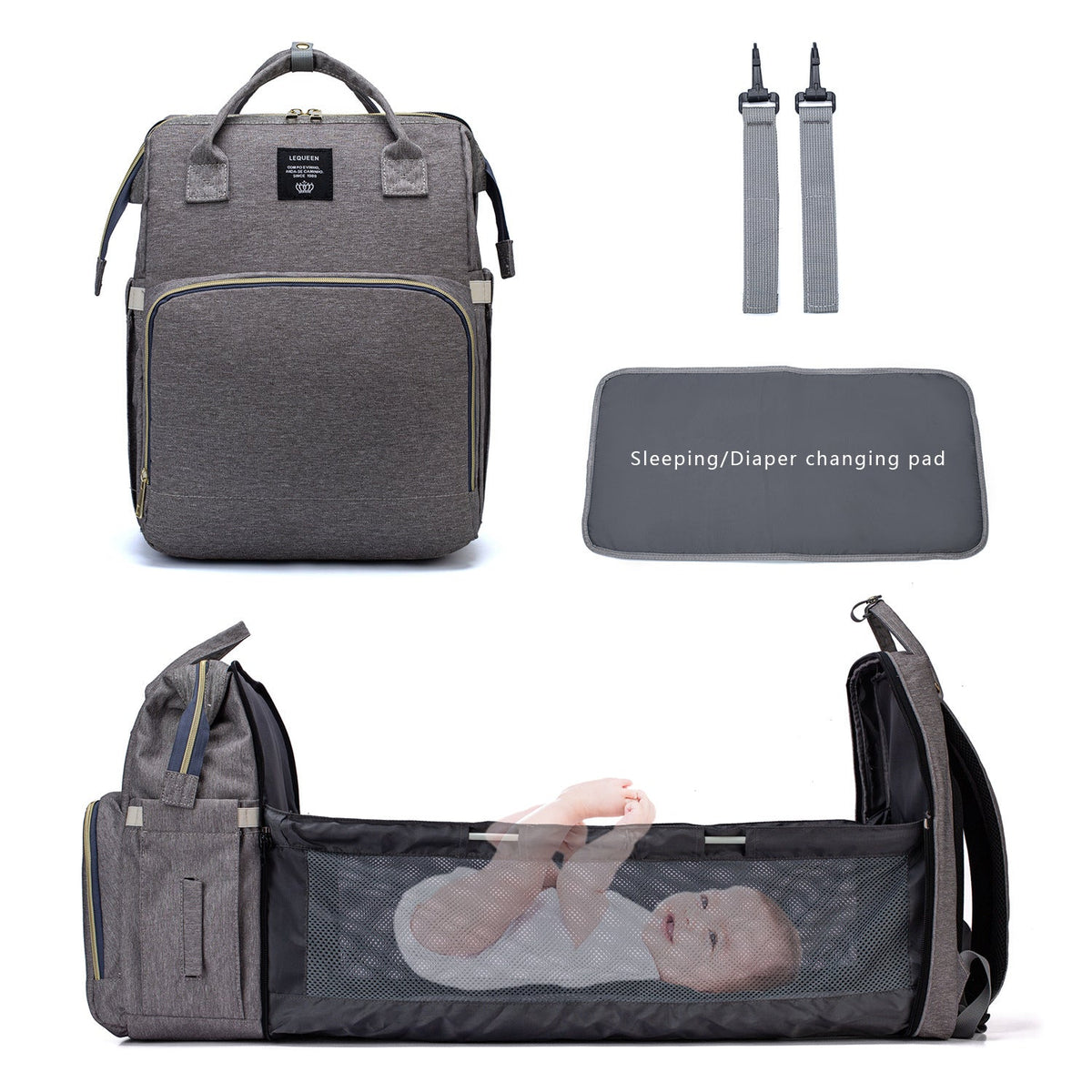Large Capacity Diaper Bag Mummy Nursing Nappy Backpacks Travel Baby 14