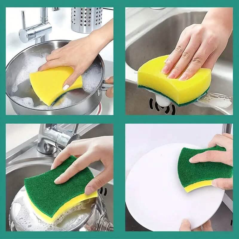 12-Piece: Ultra-Fine Microfiber Kitchen Cleaning Sponge 6