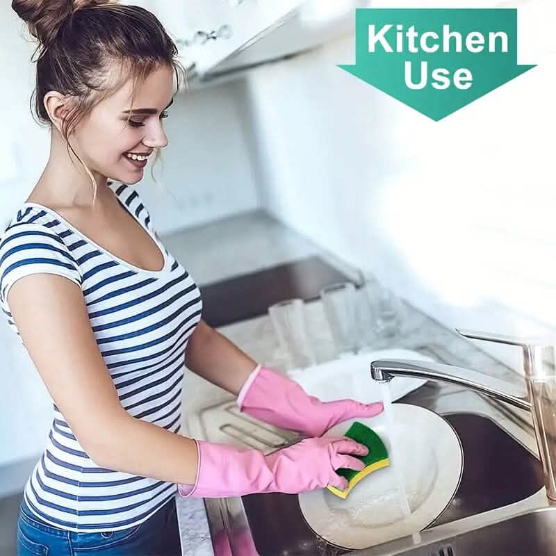 12-Piece: Ultra-Fine Microfiber Kitchen Cleaning Sponge 5