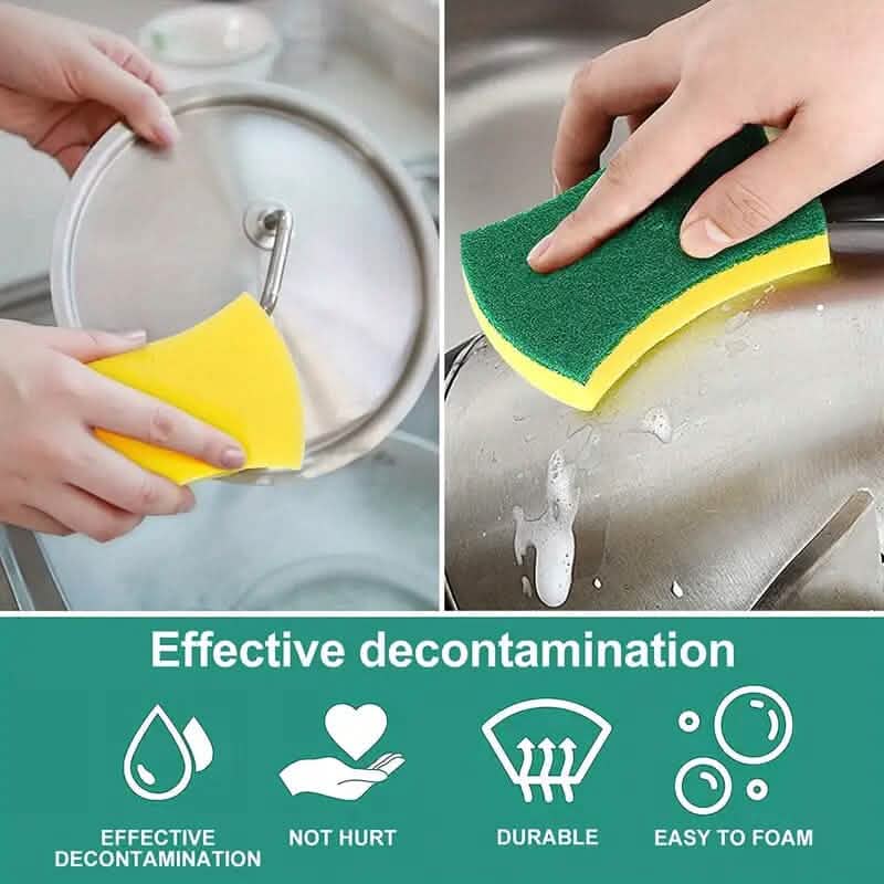 12-Piece: Ultra-Fine Microfiber Kitchen Cleaning Sponge 3