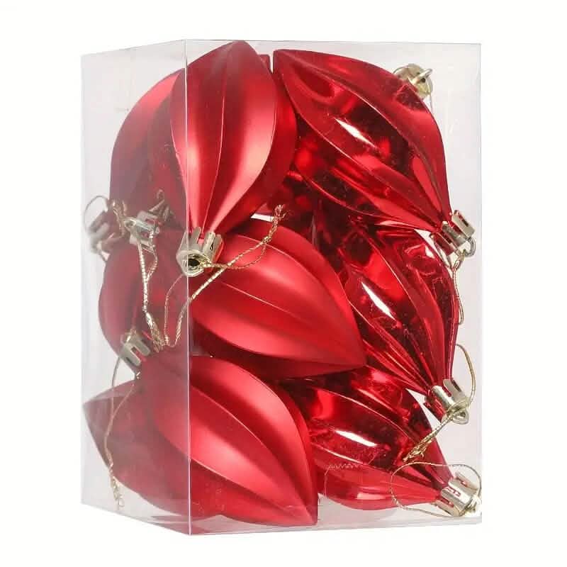 12-Pieces: Christmas Tree Pendant Decorations 4